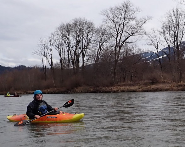 Paddeln auf der Iller