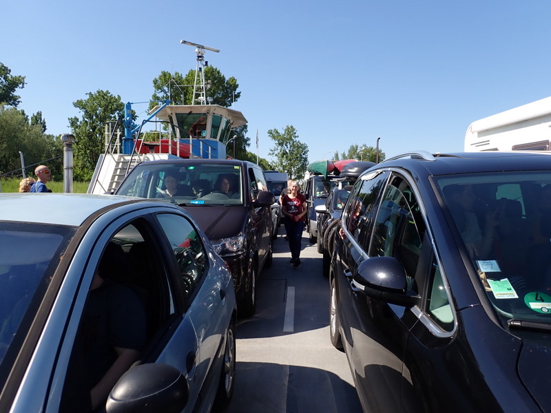 Auf der Fähre nach Frankreich