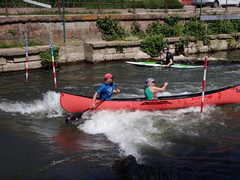 Auch mit dem Kanadier fahrbar