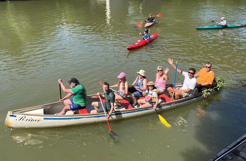 Mit dem Oberbürgermeister auf den Esslinger Kanälen