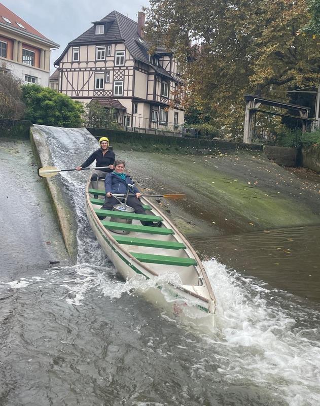 Das Bierfass brachte den Kanadier fat zum Kentern