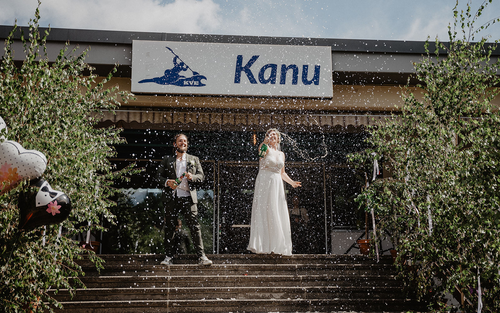 Frontansicht des Vereinsheims