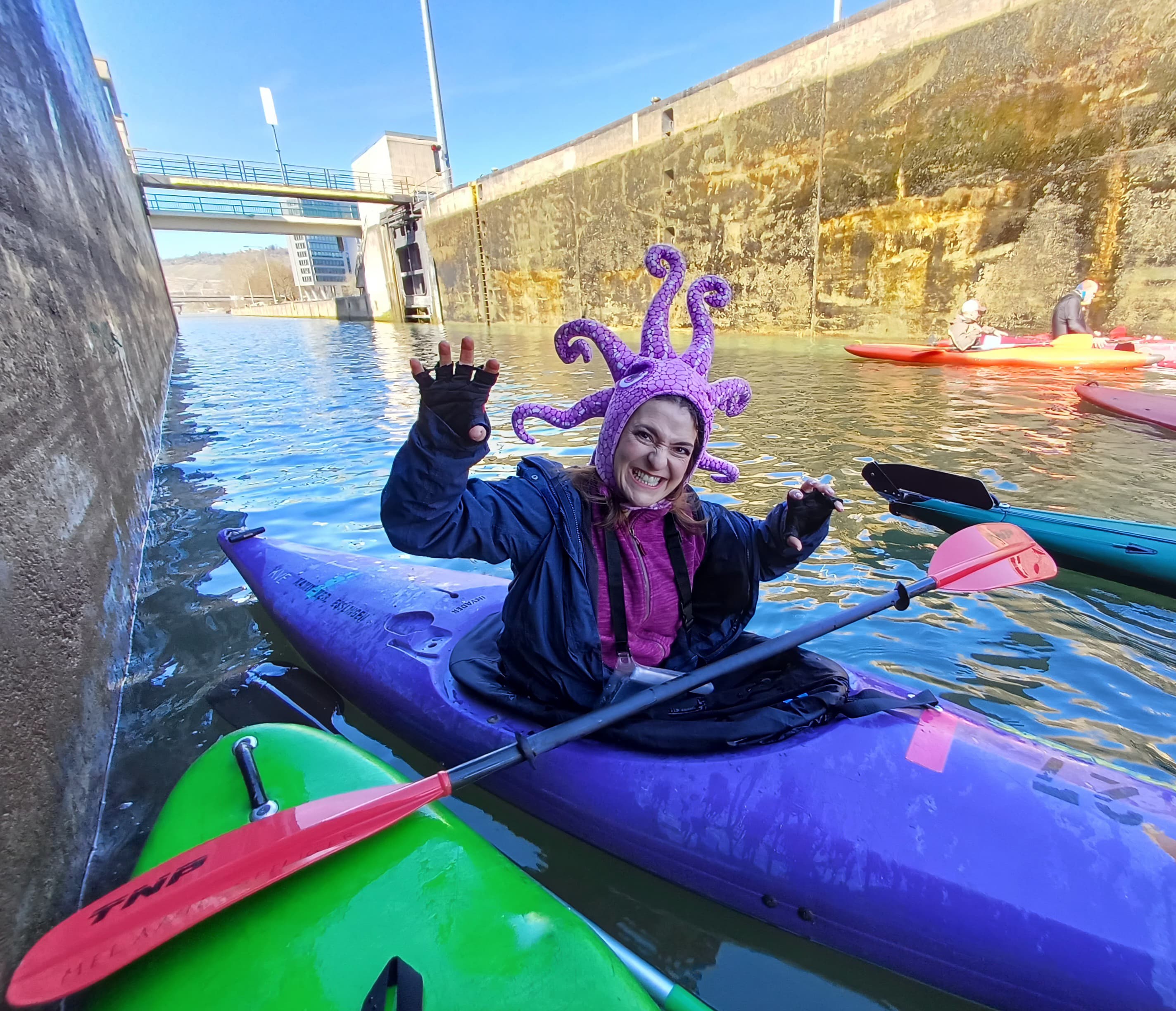 Oktopussi grüßt alle Paddler