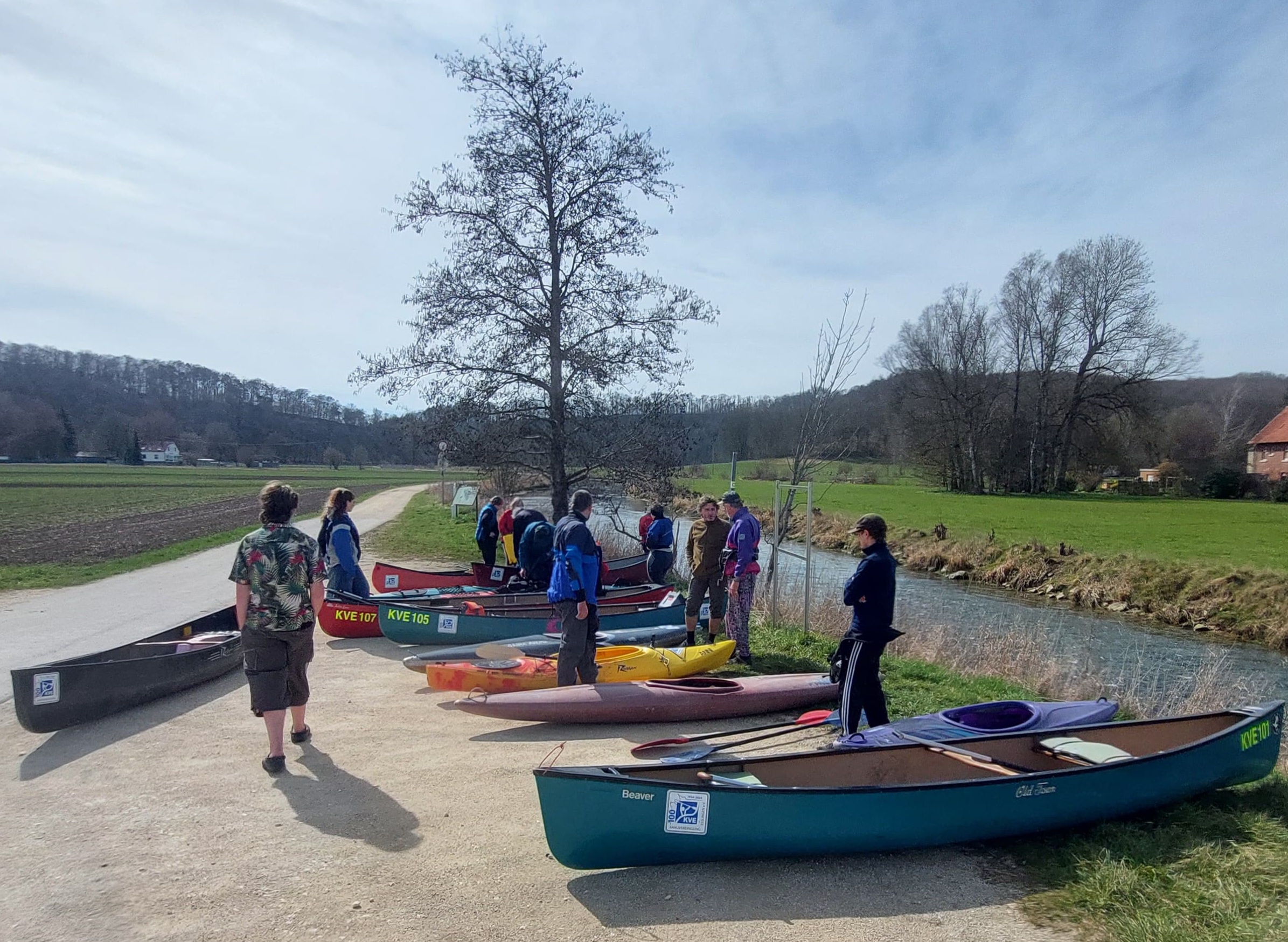 Einstieg am Wanderparkplatz Anhausen