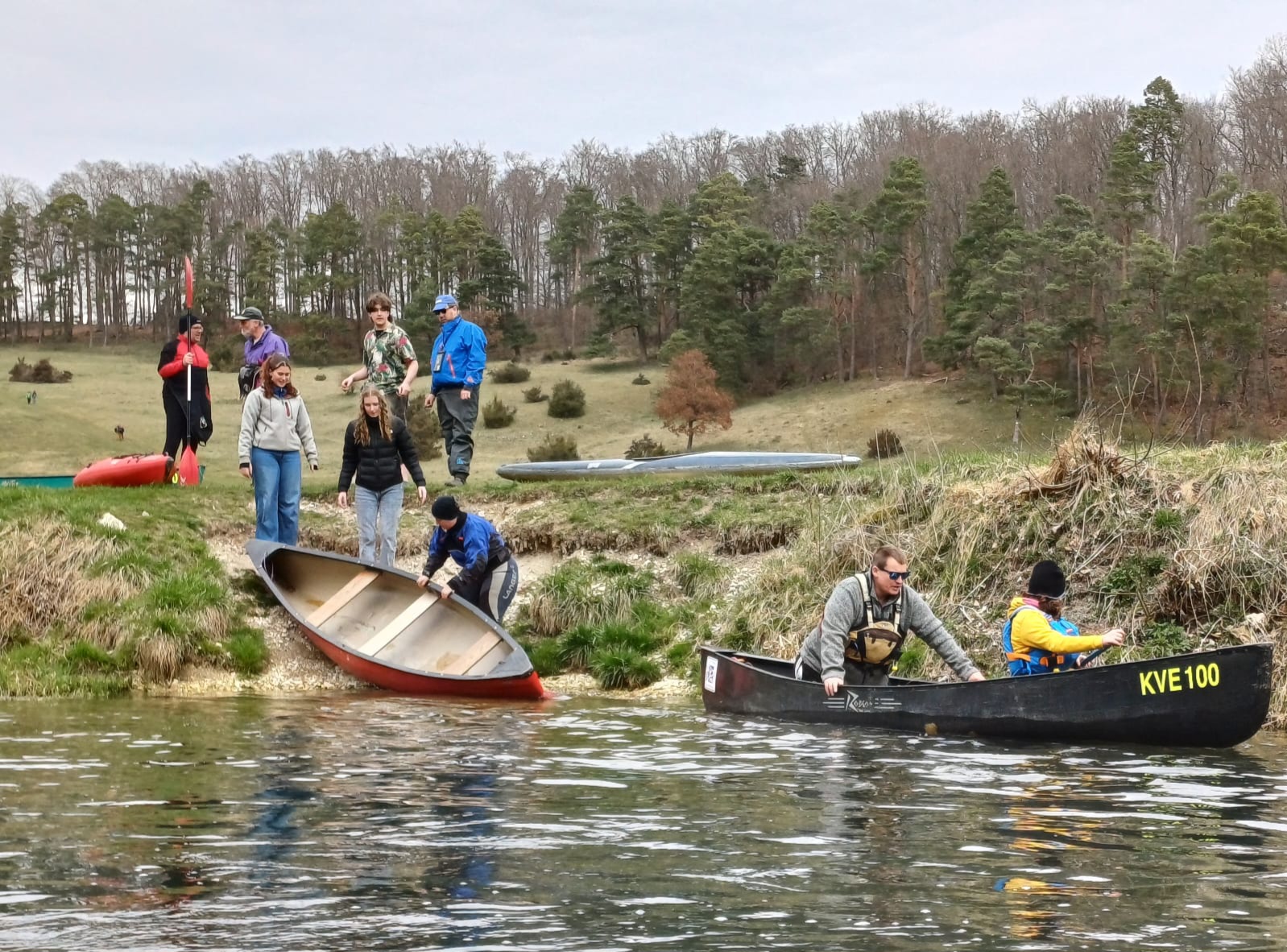 Einstieg nach dem Mühlenwehr