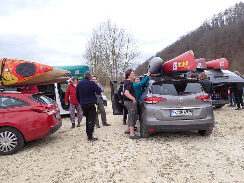 Fachmännisches Laden der Boote